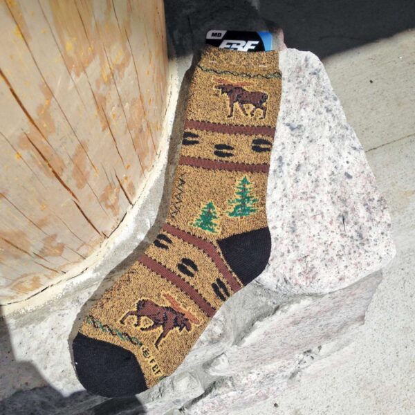 Sock: Northwoods Moose